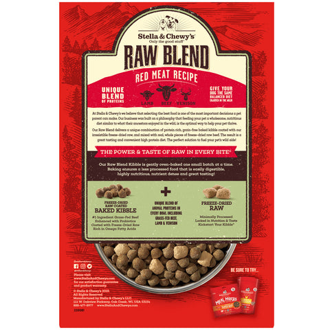 Stella & Chewy's Red Meat Raw Blend Kibble